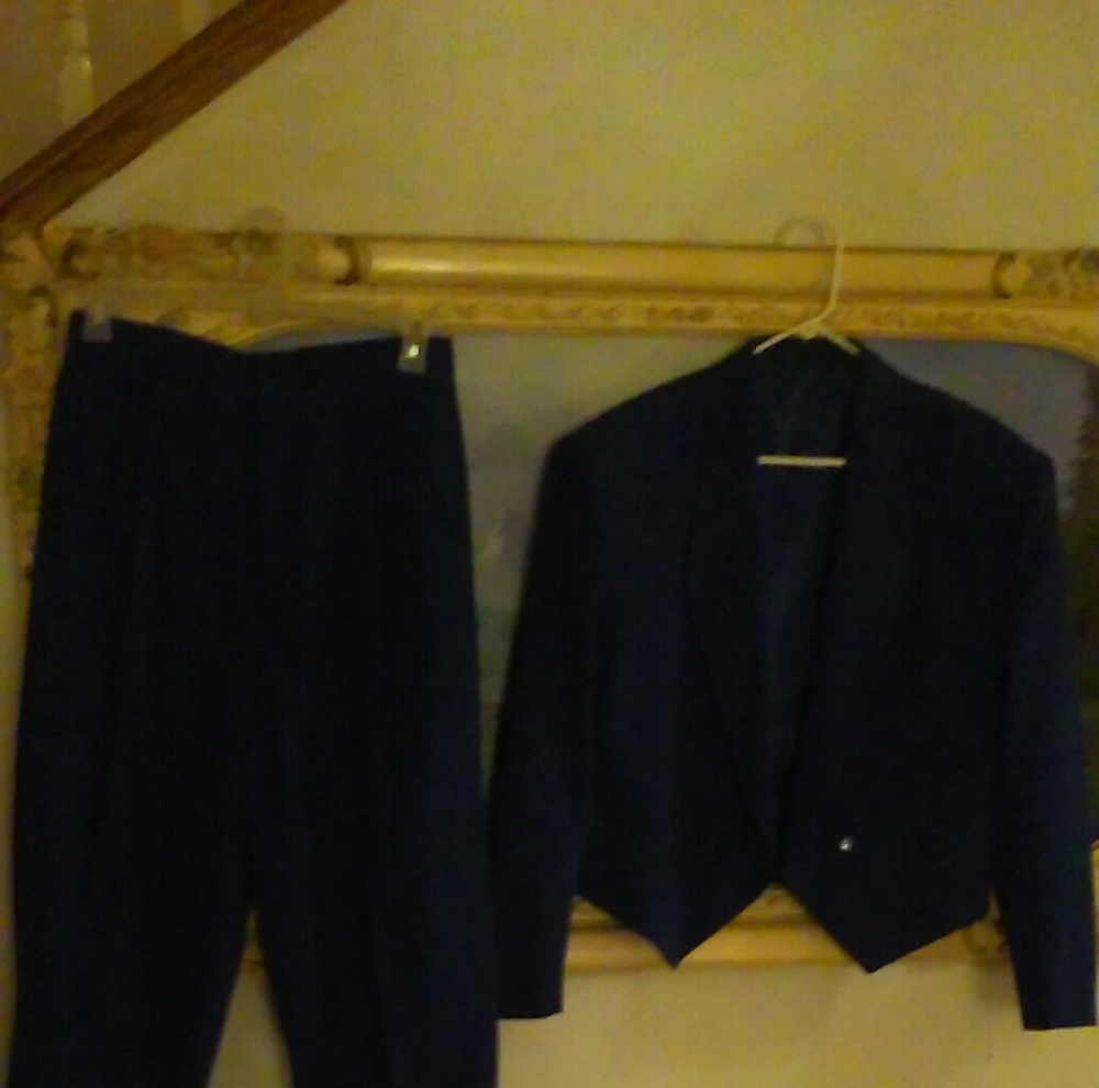 Bolero suit coat size medium with pants
